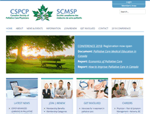 Tablet Screenshot of cspcp.ca